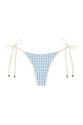 Palma Thong Colorblock - Sky Gingham
