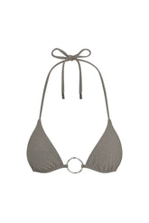 Cannes Top - Steel Lurex Rib