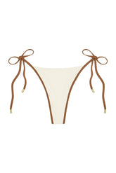 Palma Thong - Ivory/Caramel