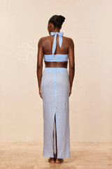 Fontelina Skirt - Sky Linen