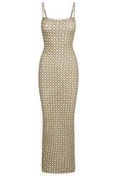 Provence Dress - Tile Geo Mesh