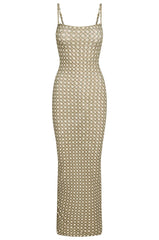 Provence Dress - Tile Geo Mesh