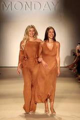 Bula Dress - Caramel Treble Knit