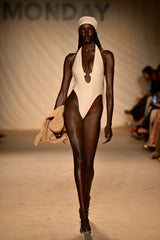 Montego One Piece - Ivory Geo