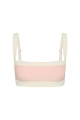 Outpost Bra - Heather Powder Pink/Ivory
