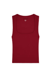 Tash Tank - Cherry Thin Rib