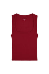 Tash Tank - Cherry Thin Rib