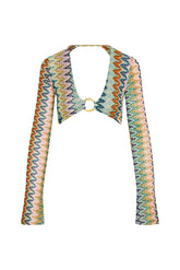 Montego Crop Top - Porto Cervo Multi