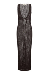 Monte Carlo Tie Dress - Espresso Petit Crochet