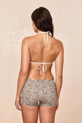 Cali Short - Black Gingham