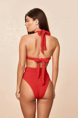 Morocco Top - Chili Pepper Crinkle