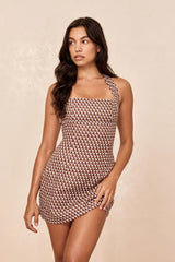 Montserrat Mini Dress - Husk Geo