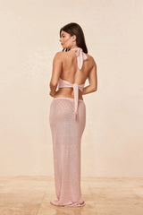 Fontelina Skirt - Powder Pink Treble Knit