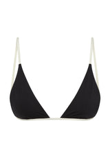 Barbados Top - Black/Ivory