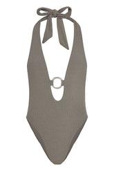 Montego One Piece - Steel Lurex Rib