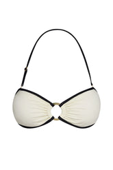 Costa Rica Top - Ivory/Black