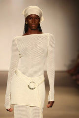 Bodrum Mini Dress - Ivory Lace Crochet