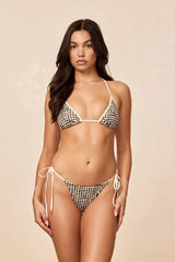 Palma Bottom - Black Gingham