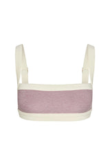 Outpost Bra - Heather Mauve/Ivory
