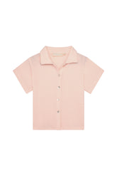 Pacific Beach Shirt Kids - Powder Pink Crinkle