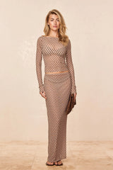 Fontelina Skirt - Husk Geo Mesh