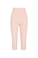 Acadia Cropped Legging - Heather Powder Pink
