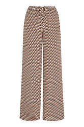 Belize Pant - Husk Geo Silk