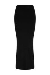 Fontelina Skirt - Black Knit Rib