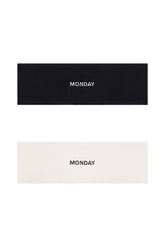 Monday Headband Set - Black/Ivory
