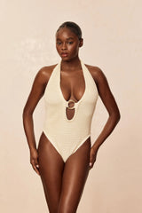 Montego Bodysuit - Ivory Knit