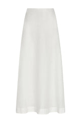 San Diego Skirt - White Linen