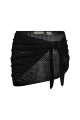 Paris Sarong - Black Lace Crochet