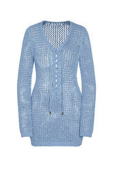 Corossol Mini Dress - Sky Petit Crochet