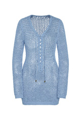Corossol Mini Dress - Sky Petit Crochet