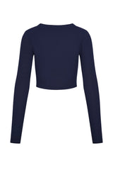 Hayworth Long Sleeve - Midnight Lightweight Rib
