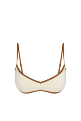 Ravello Top - Ivory/Caramel