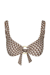 Barbuda Top - Husk Geo