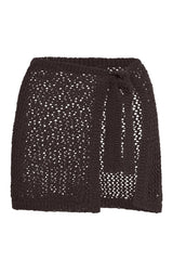 Santa Marta Sarong - Espresso Petit Crochet
