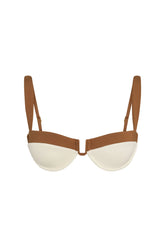 Cala Roja Top - Ivory/Caramel