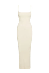 Provence Dress - Ivory Knit Rib