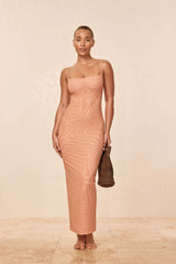 Provence Dress - Micro Geo Mesh