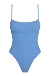 Sausalito One Piece - Azure Crinkle