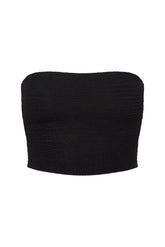 Laguna Top - Black Crinkle