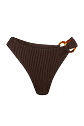 Bronte Bottom - Espresso Wide Rib