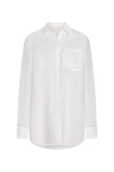 La Jolla Linen Shirt - White Linen
