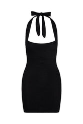 Waikiki Mini Dress - Black Lace Crochet