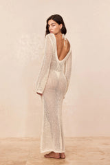 Cozumel Dress - Ivory Petit Crochet