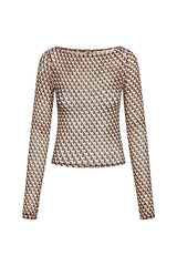 Ipanema Top - Husk Geo Mesh
