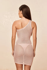 Taormina Dress - Powder Pink Treble Knit