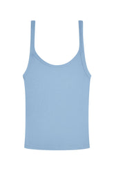Devin Tank Long - Sky Lightweight Rib